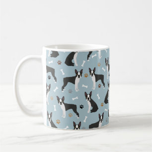 Mug Boston Terrier Bones and Paws