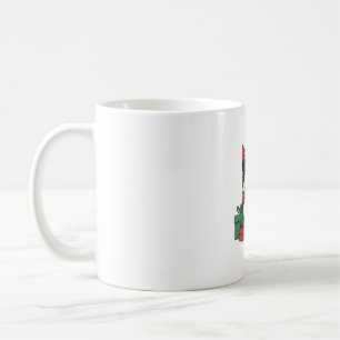 Mug Boston Terrier Chien Noël Fêtes de Noël Père Noël