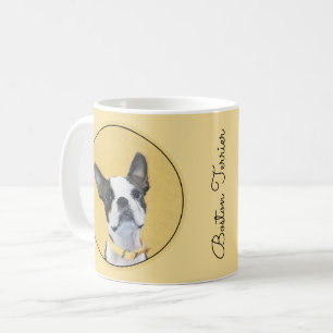 Mug Boston Terrier Peinture - Cute Original Chien Art