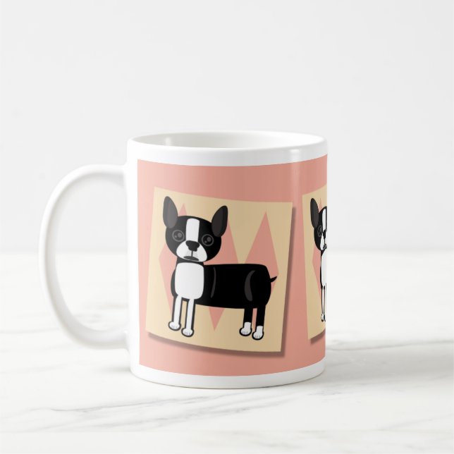 Mug Boston Terriers mignon chien animal de compagnie c (Gauche)