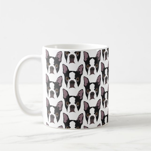 Mug Boston Terriers sur la Musique (Gauche)