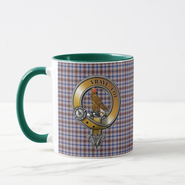 Mug Boswell Tartan & Badge (Gauche)