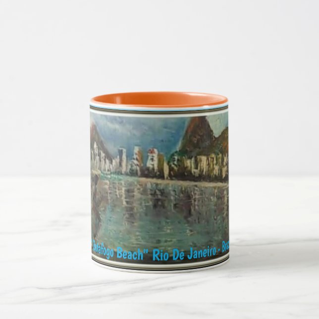 Mug Botafogo beach cup - BRAZIL  clássica, 325 ml (Centre)