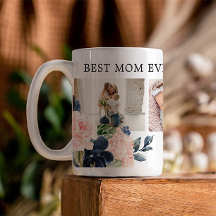 Mug Botanique Florale Meilleure Maman Jamais Photo Col