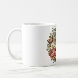 Mug Botanique Médaillon Floral Colibri