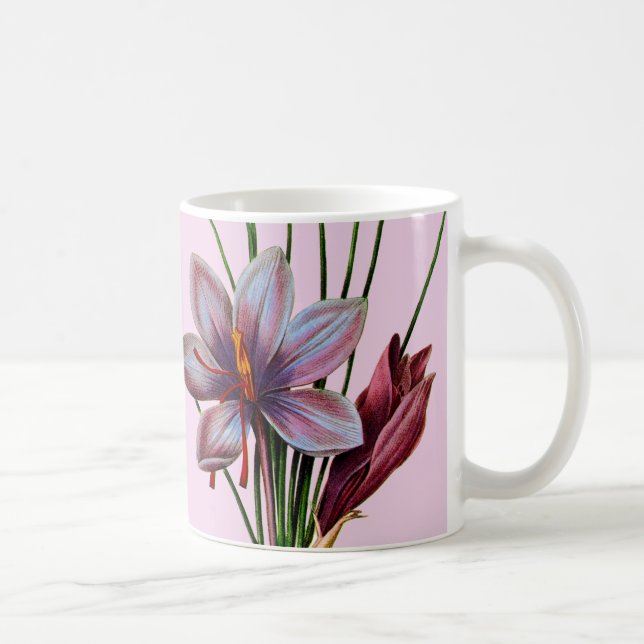 Mug Botanique : Safran (Droite)
