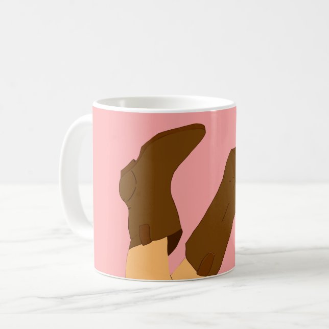 Mug Bottes Cowboy (Devant gauche)