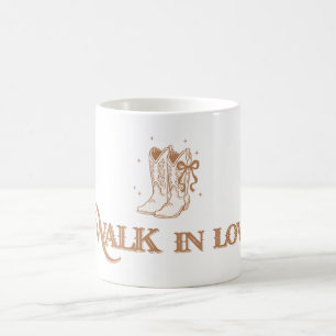Mug Bottes de cowgirl occidentales marchent dans l'amo