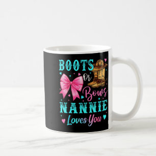 Mug Bottes ou arcs Nannie vous aime Révélation de sexe