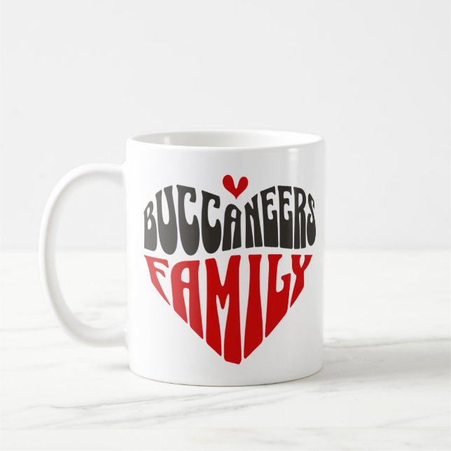 Mug Boucaneers cadeau de ventilateur de famille (Gauche)