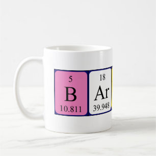 Mug Bouche Barnabas nom de table périodique