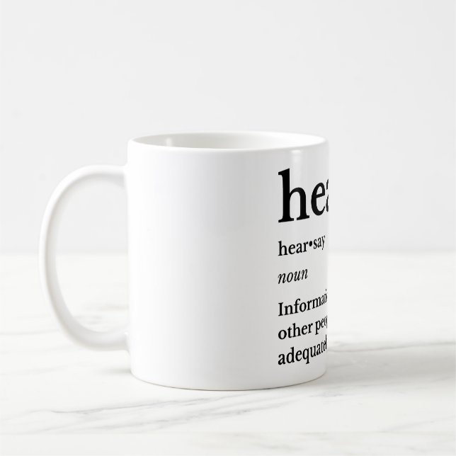 Mug Bouche de café de Hearsay (Gauche)