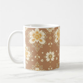 Mug Bouche de conception motif de fleurs