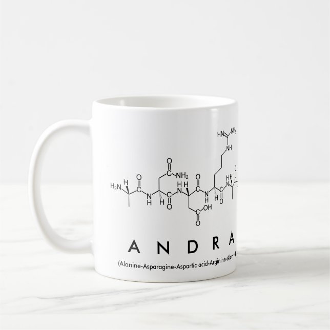 Mug Bouche de nom du peptide andra (Gauche)