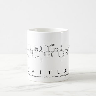 Mug Bouche de nom du peptide Caitlan