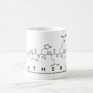 Mug Bouche de nom du peptide de la cathéine