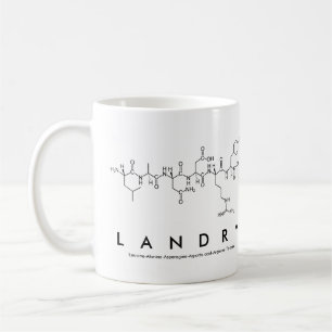 Mug Bouche de nom du peptide Landry