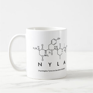Mug Bouche de nom du peptide Nyla