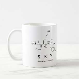 Mug Bouche de nom du peptide Sky