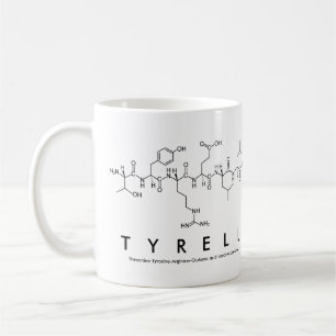 Mug Bouche de nom du peptide Tyrell