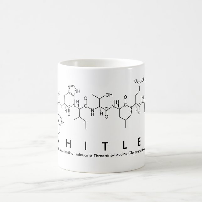 Mug Bouche de nom du peptide Whitley (Centre)