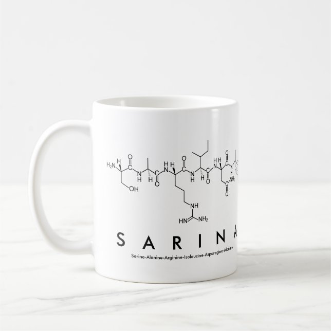 Mug Bouche nom du peptide Sarina (Gauche)
