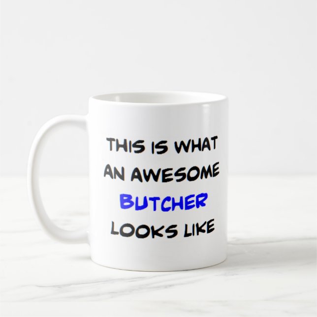 Mug boucher, génial (Gauche)