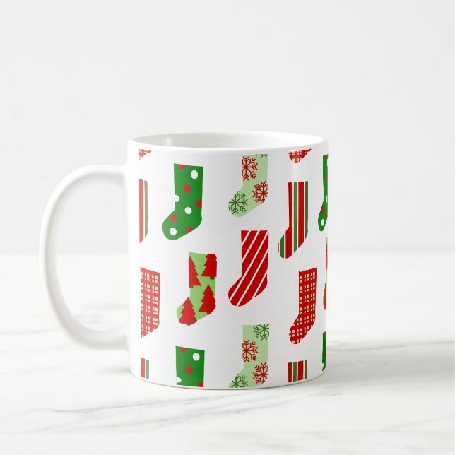 Mug Bouchon de café de Noël (Gauche)