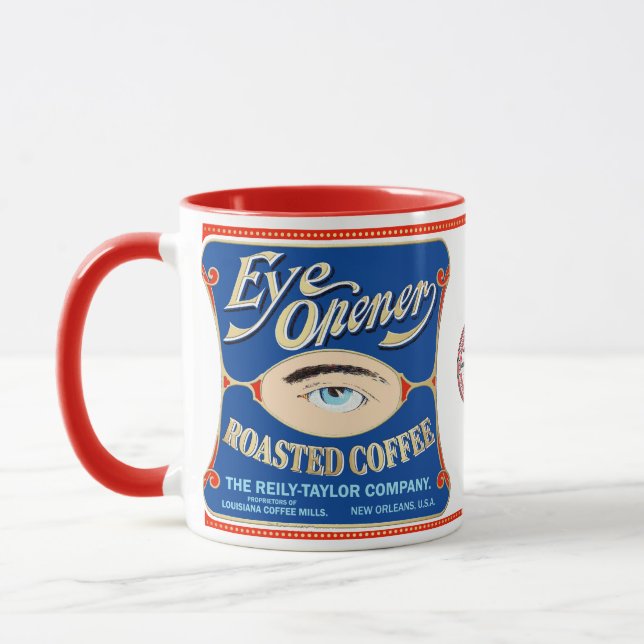 Mug Bouchon de café pour l'ouverture des yeux (Gauche)