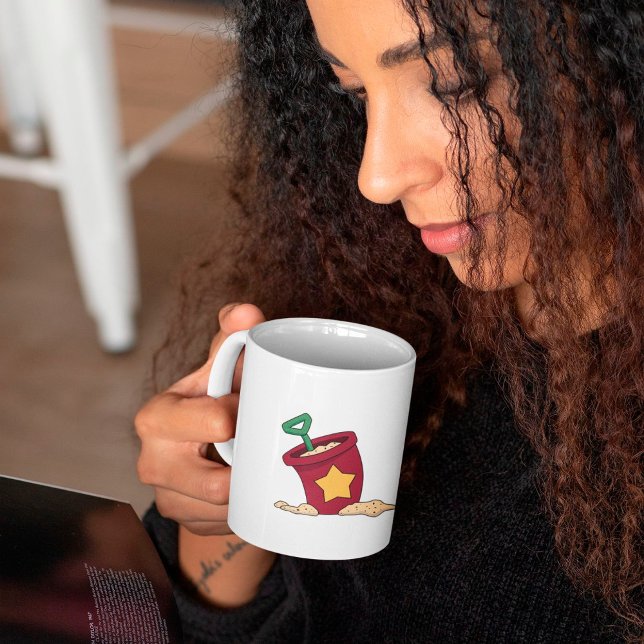 Mug Bouchon De Plage Et Bouchon De Café (Créateur téléchargé)