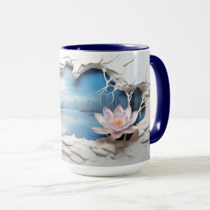 Mug Bouchon d'enveloppement de boue de paysage 3D