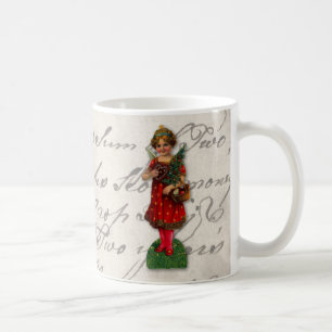 Mug Bouchon en papier victorien rouge foncé