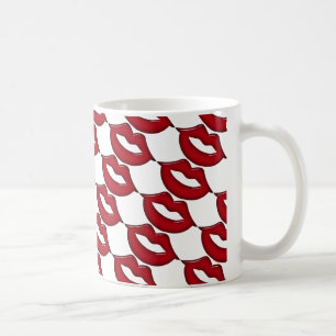 Mug Bouchon rouge à lèvres chaudes