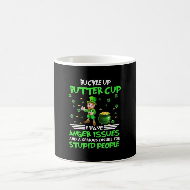 Mug Boucle Haut Beurre J'Ai Des Problèmes De Colère Po (Centre)