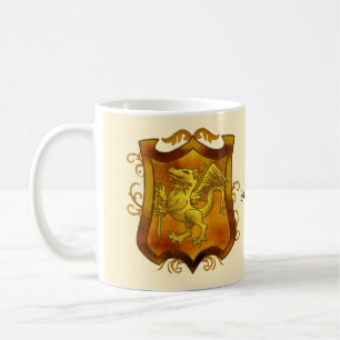 Mug Bouclier de Dragons  Blason de Famille Nom de Fami