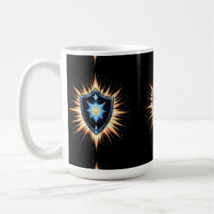 Mug Bouclier de Fantasy Épique avec Éclat d'Énergie Ra