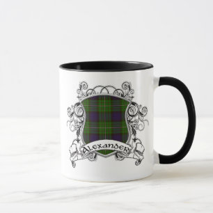 Mug Bouclier de tartan d'Alexandre