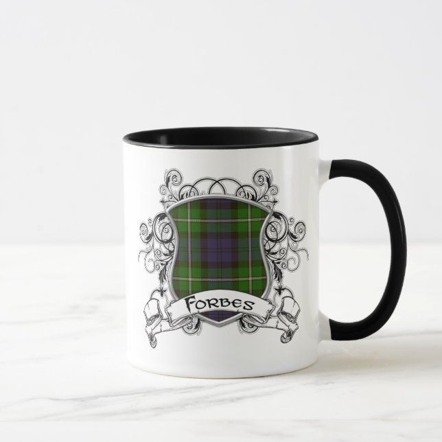 Mug Bouclier de tartan de Forbes (Droite)