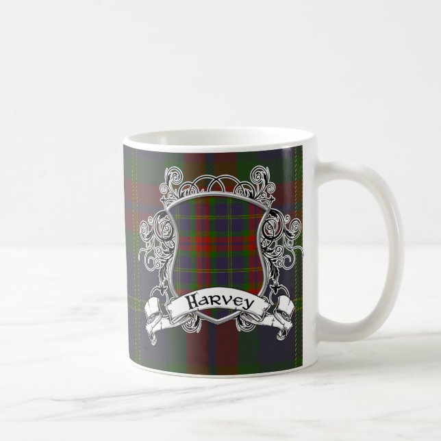 Mug Bouclier de tartan de Harvey (Droite)