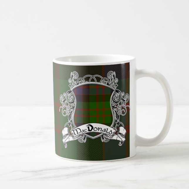 Mug Bouclier de tartan de MacDonald (Droite)
