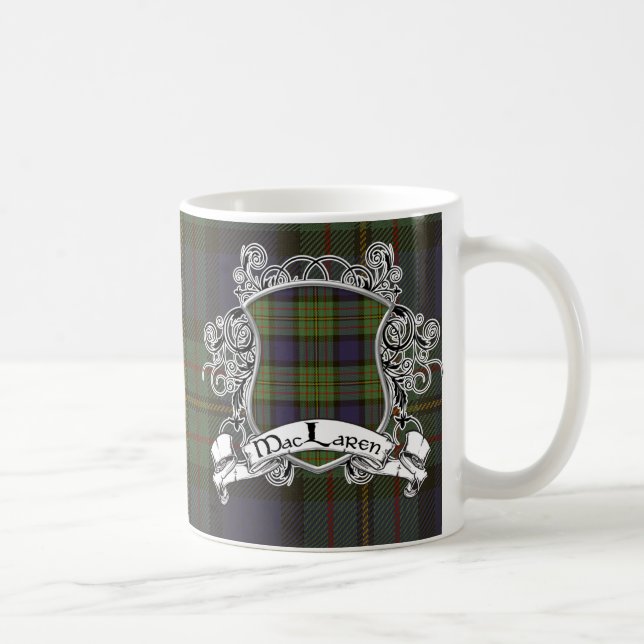 Mug Bouclier de tartan de MacLaren (Droite)