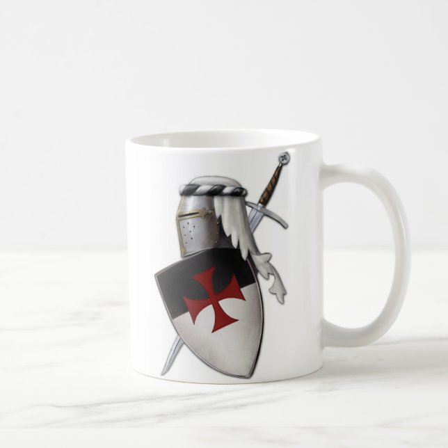 Mug Bouclier de Templar de chevaliers (Droite)