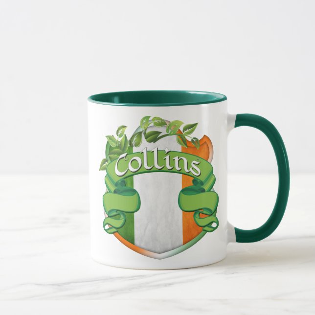 Mug Bouclier d'Irlandais de Collins (Droite)