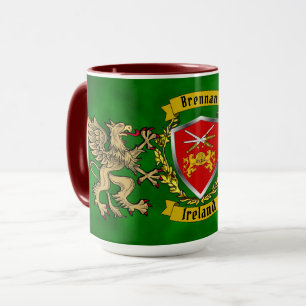 Mug Bouclier irlandais de Brennan et Griffins personna