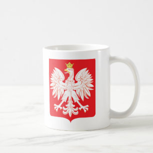 Mug Bouclier polonais de rouge d'Eagle