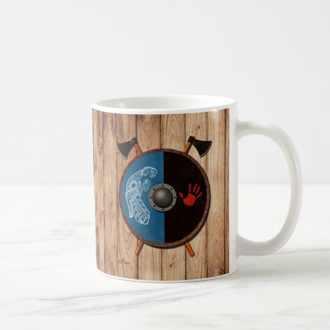 Mug Bouclier viking et axes (Droite)