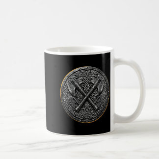 Mug Bouclier Viking S Haches Croisées S Mythologie Nor