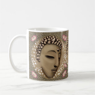 Mug Bouddha de la paix sépia