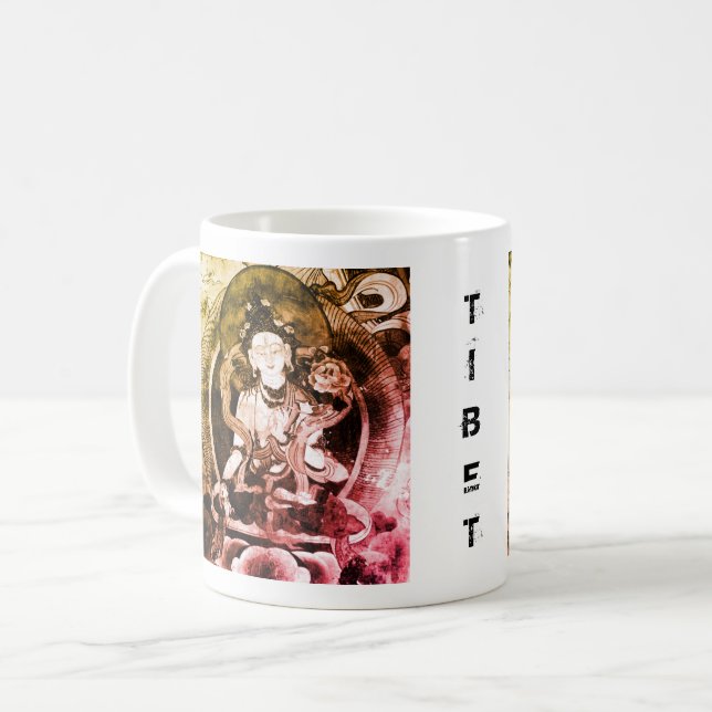 Mug Bouddha, Héroïka Vintage, Tibet (Devant gauche)