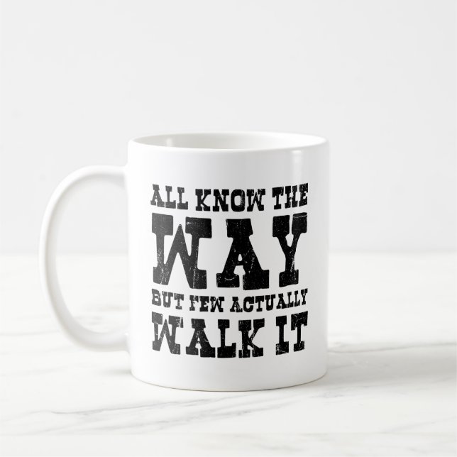 Mug Bouddhisme zen Spaghetti Style occidental (Gauche)